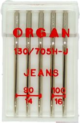 Иглы Organ джинсовые для БШМ № 90-100, уп. 5 шт